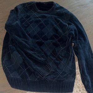 Men's Blue Vintage Dockers Argyle Sweater